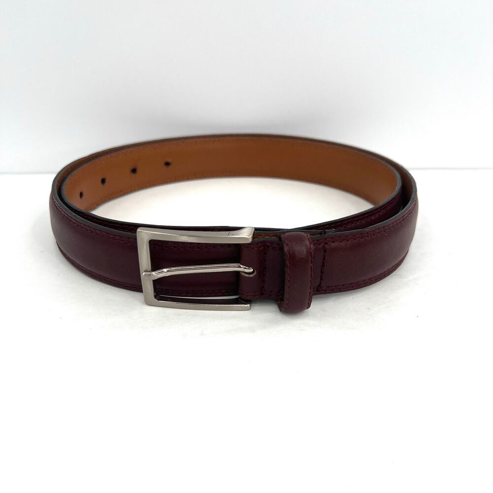 Nordstrom Rack Italian Split Leather men’s burgundy belt
